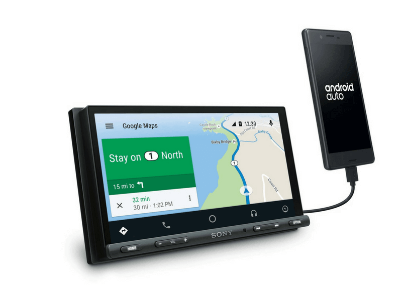 Sony XAV-AX5000, Sony XAV-AX5000 android auto connectivity, Sony XAV-AX5000 android auto, Sony XAV-AX5000 maps navigation